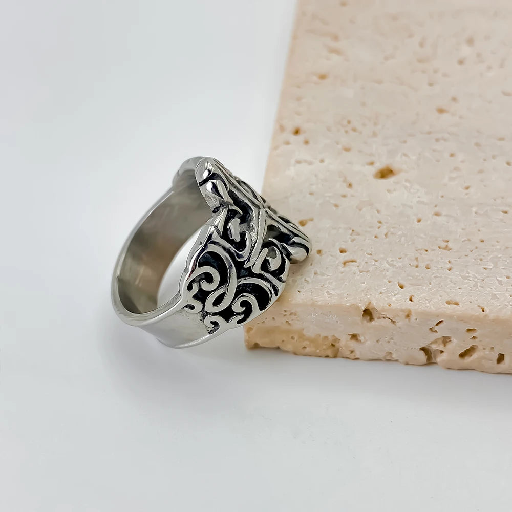 Anillo Cruz Ornamentada