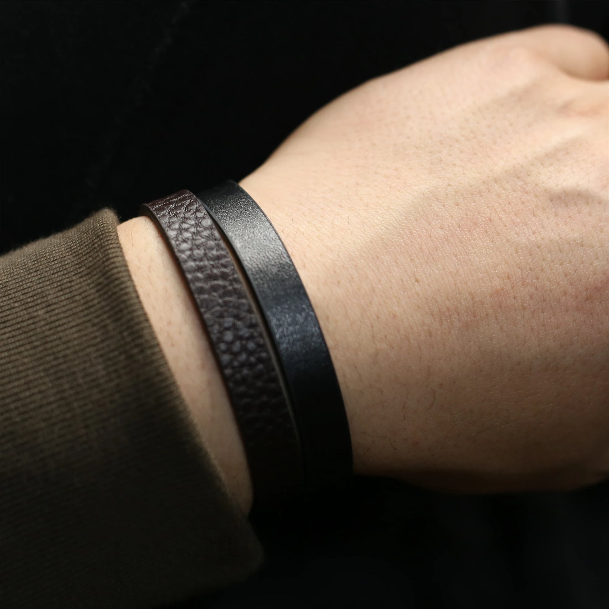 Pulsera de cuero PU