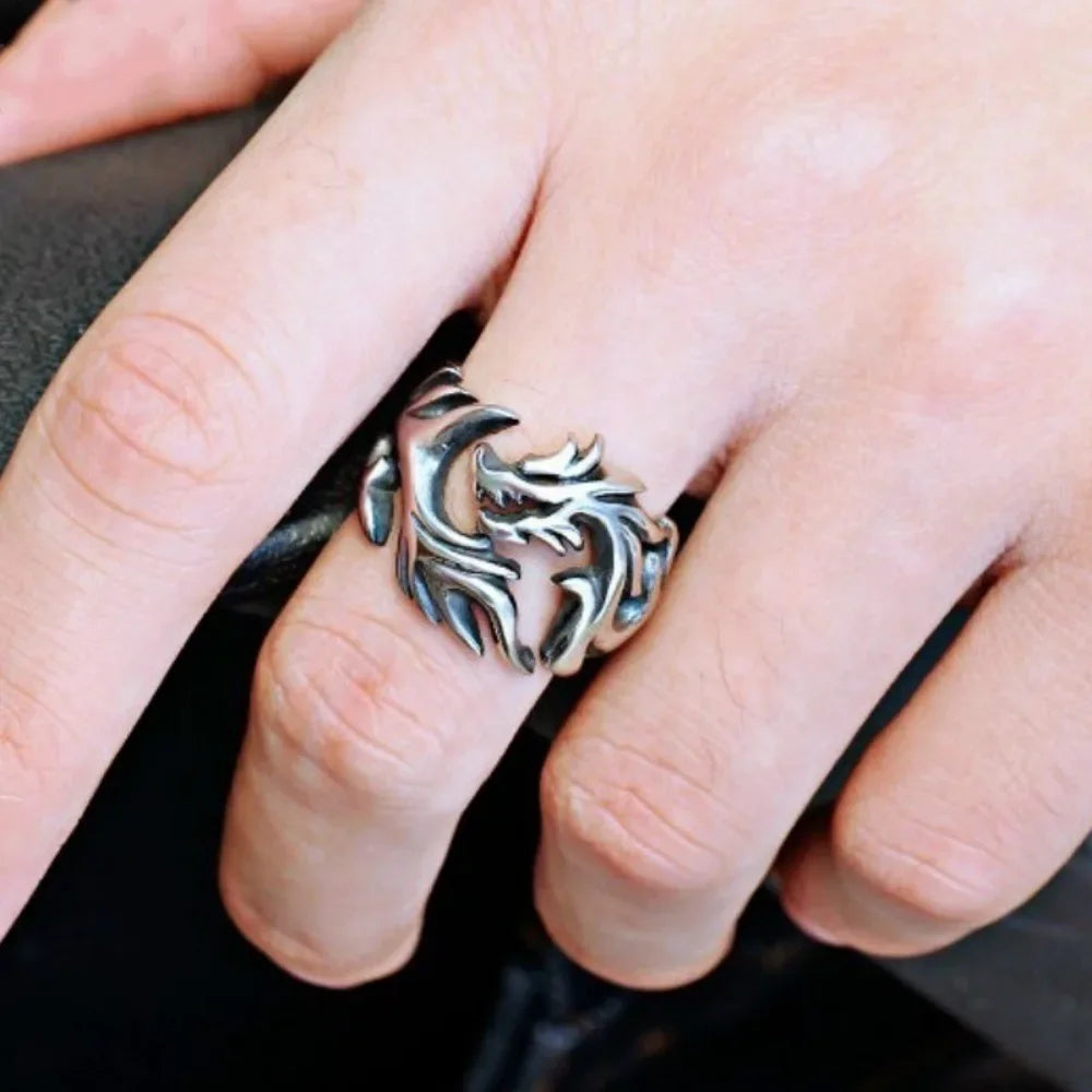 Anillo Dragón Ajustable
