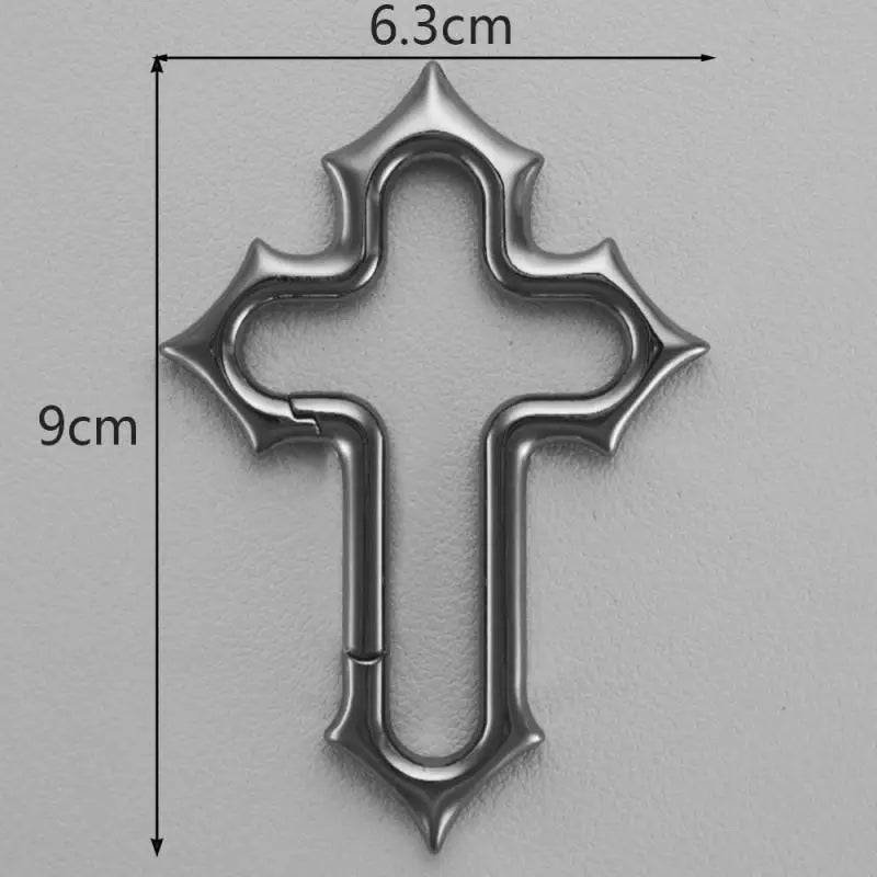Mosquetón en forma de cruz